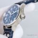 Swiss Made Copy IWC Big Pilot's TWF Cal.69355 Blue Dial Blue Leather Strap (5)_th.jpg